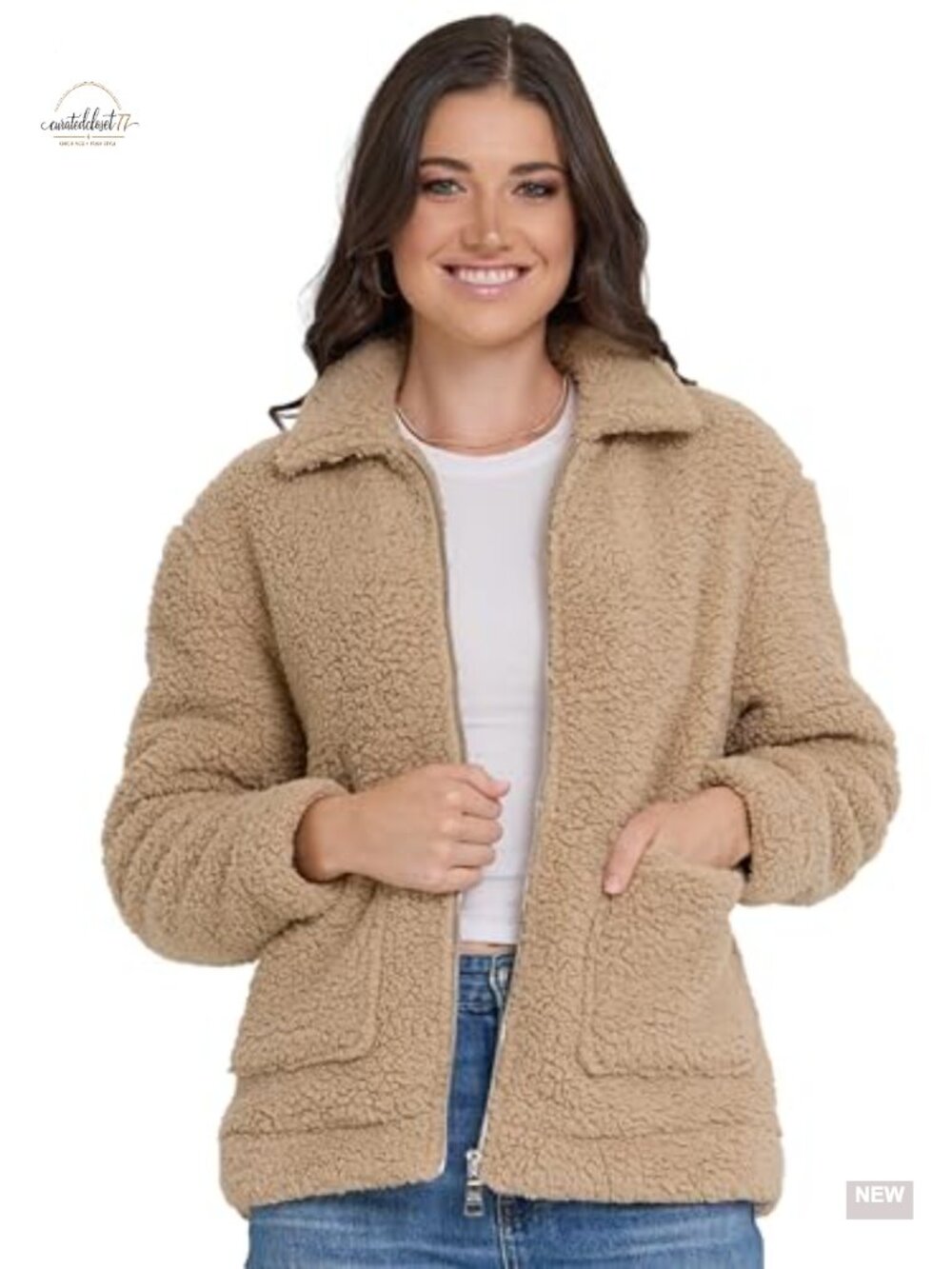 Oversized Faux Fur Shearling Winter Coat